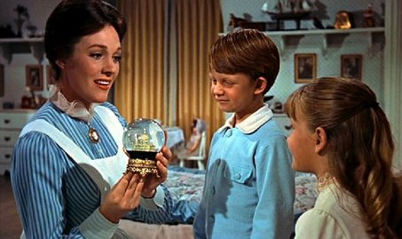 From left, Julie Andrews, Matthew Garber and Karen Dotrice in 