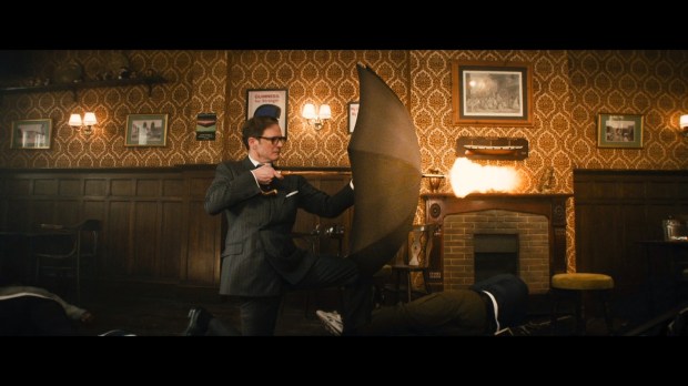 colin firth in KINGSMAN THE SECRET SERVICE