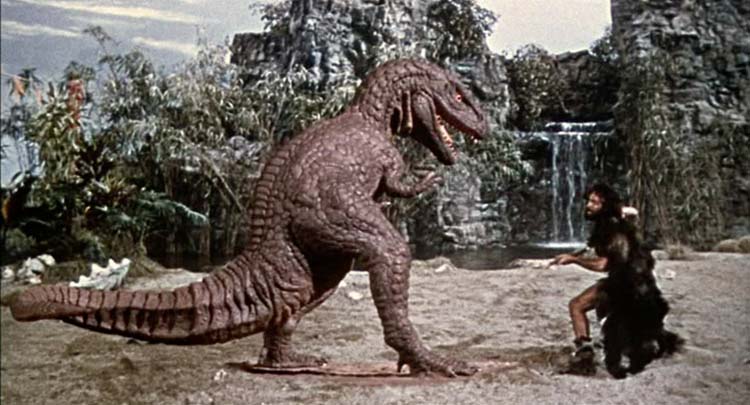 One-Million-Years-BC-Ray-Harryhausen-Allosaur-Attack