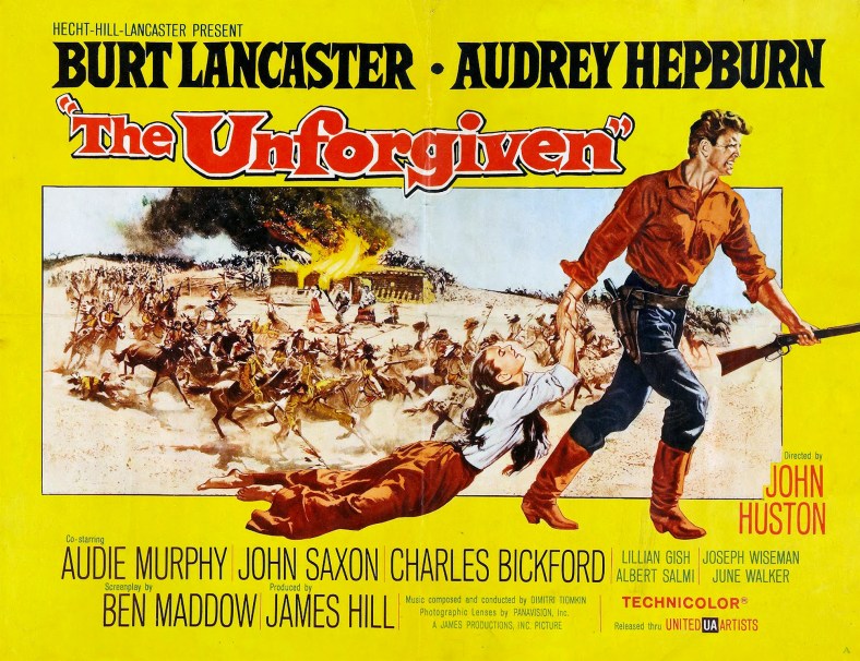 Audrey Hepburn, The Unforgiven (1960, John Huston) starring Burt Lancaster