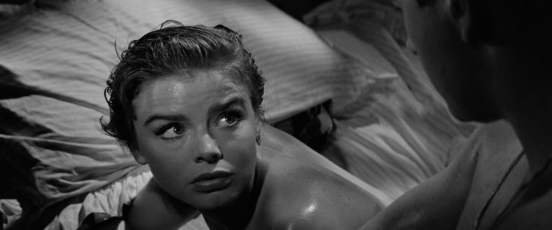 Janet Munro - The Day the Earth Caught Fire (1961) bed look