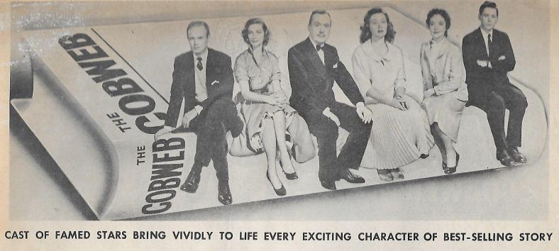 lauren-bacall-charles-boyer-lillian-gish-richard-widmark-gloria-grahame-and-john-kerr-in-the-cobweb-1955