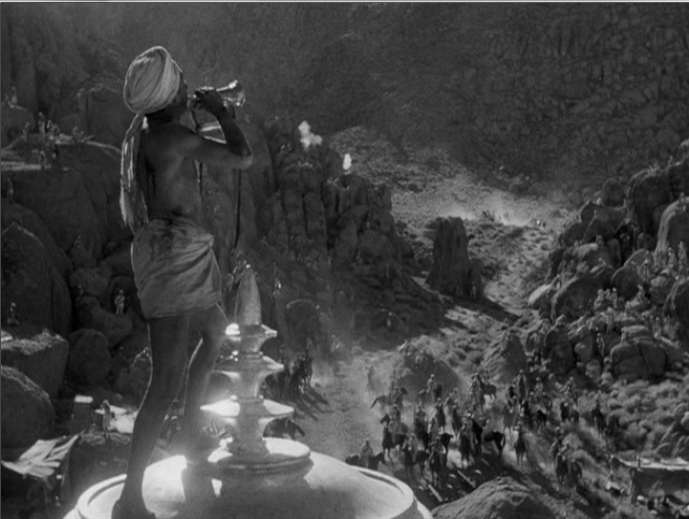 Gunga din blows the bugle